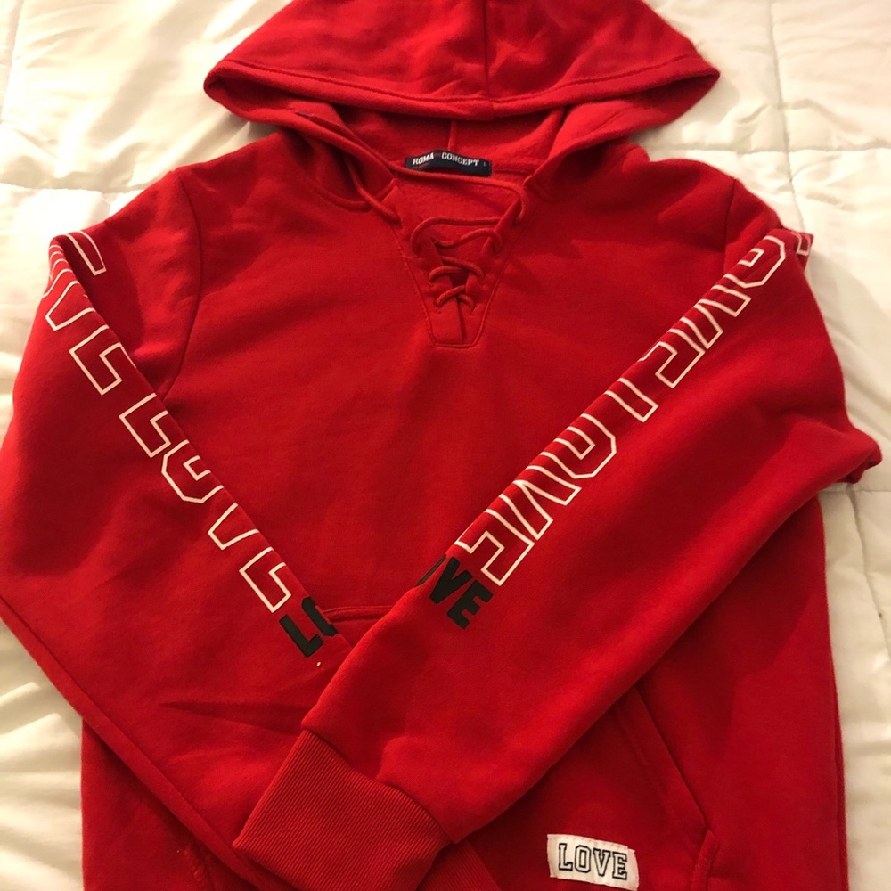 Love sweatshirt. Comfortable and warm